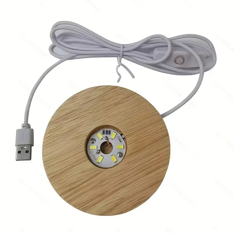 WoodBase LED Display Light