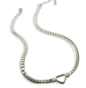 SquareChain Stainless Steel Pendant Necklace