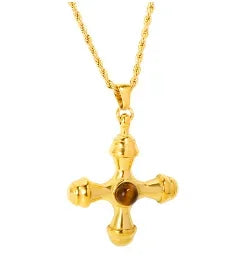 SquareChain Stainless Steel Pendant Necklace