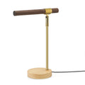 Wooden LED Table Lamp (USB, 180° Adjustable