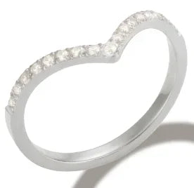 PavéGlow Crystal Zircon Bead Ring