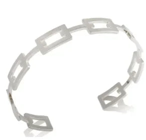 TriGlow Crystal Gold Cuff Bracelet