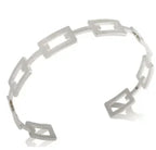 TriGlow Crystal Gold Cuff Bracelet