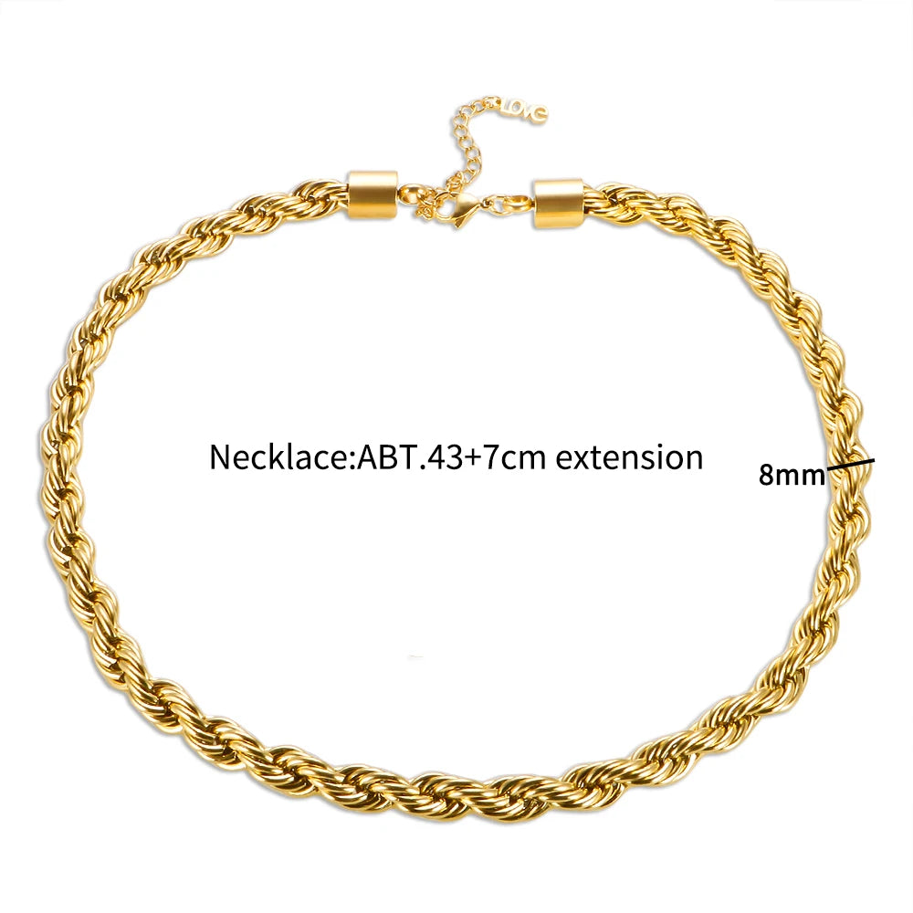 HeartLine Stainless Steel Pendant Necklace