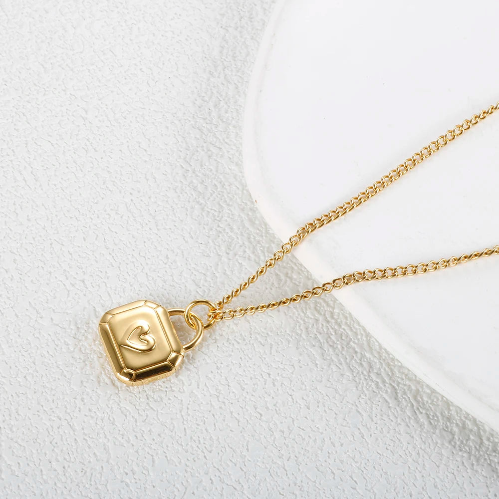 HeartLine Stainless Steel Pendant Necklace