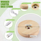 WoodBase LED Display Light