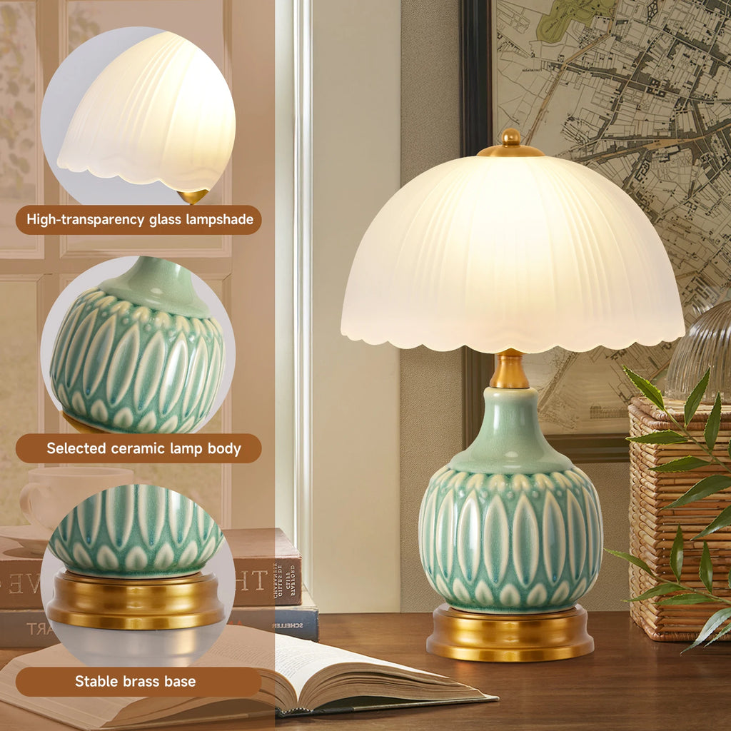 VelvetGold Vintage Table Lamp