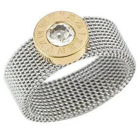 PavéGlow Crystal Zircon Bead Ring