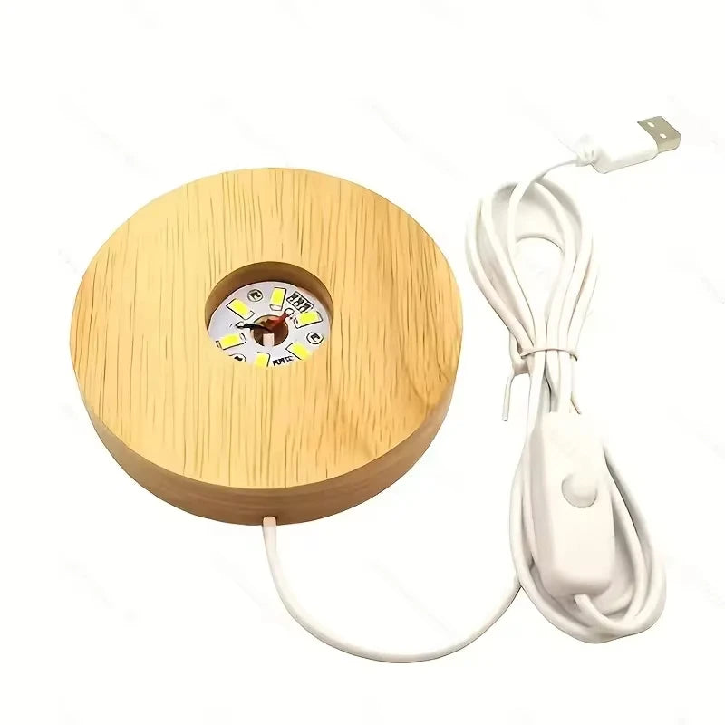 WoodBase LED Display Light