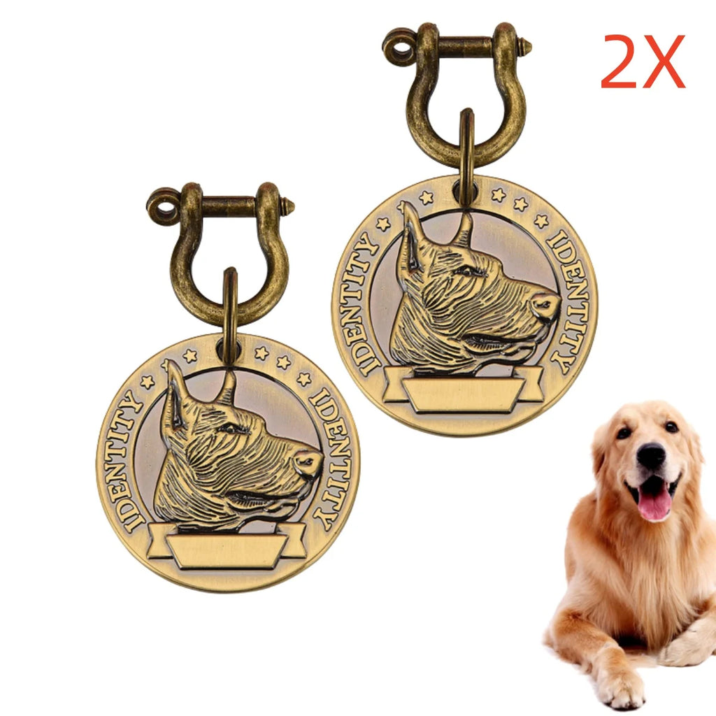 PetMark Custom Engraved Pet ID Tag