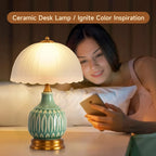 VelvetGold Vintage Table Lamp