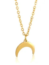 SquareChain Stainless Steel Pendant Necklace