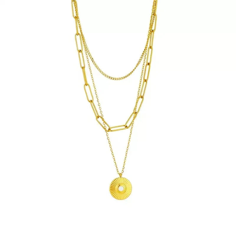 HeartLine Stainless Steel Pendant Necklace