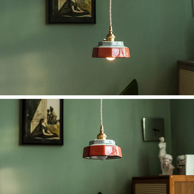 RetroKiln Ceramic Pendant