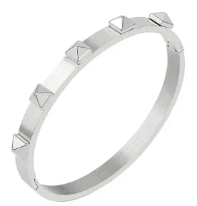 TriGlow Crystal Gold Cuff Bracelet
