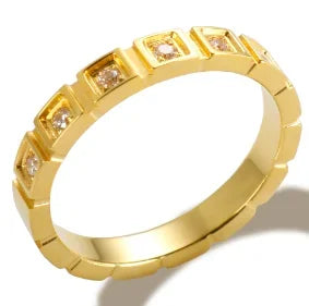 PavéGlow Crystal Zircon Bead Ring