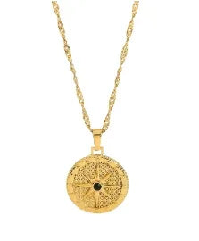 SquareChain Stainless Steel Pendant Necklace