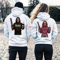 Wifey and Hubby Halloween couple hoodies