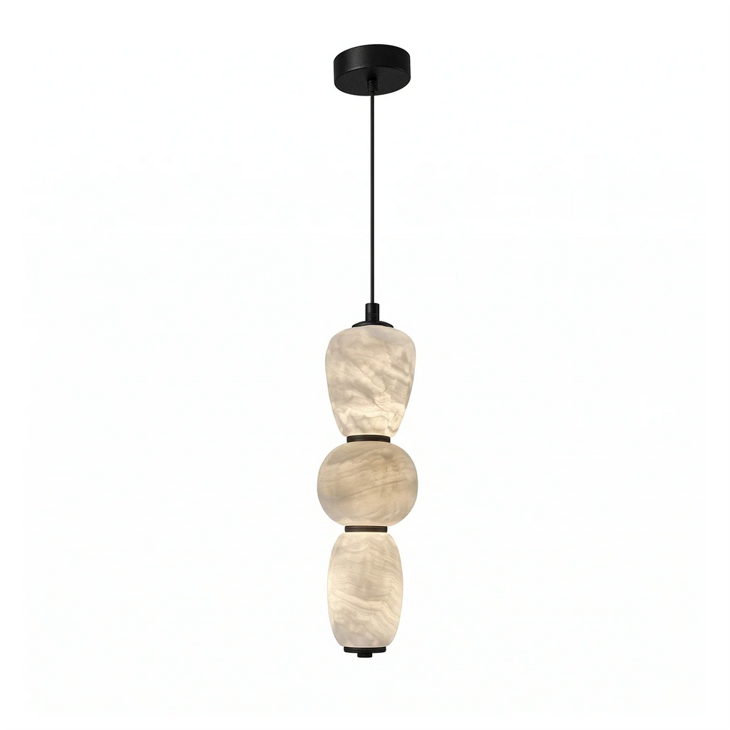 Alabaster Pendulous Pearl Pendant Light