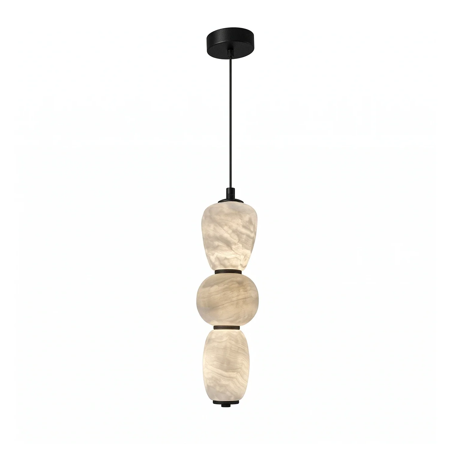 Alabaster Pendulous Pearl Pendant Light