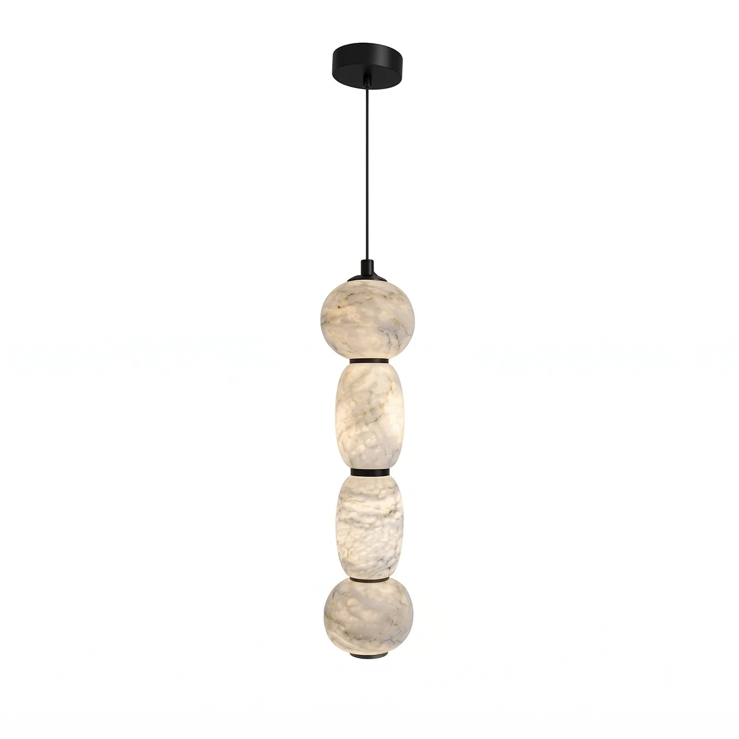 Alabaster Pendulous Pearl Pendant Light