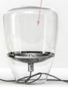 Scandinavian Glass Table Lamp