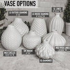 Imperfect Whitney Vases Slightly Damaged Discounted Ceramic Tabletop Vases