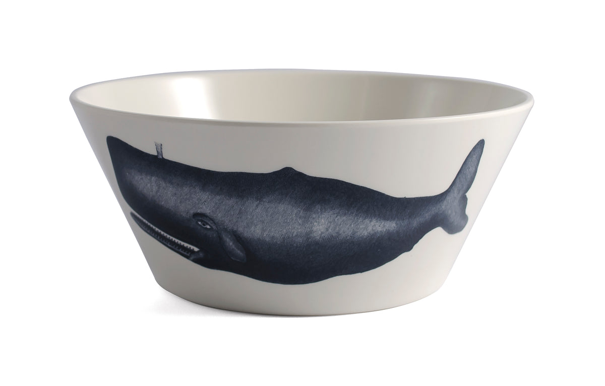 Scrimshaw Serving Bowl